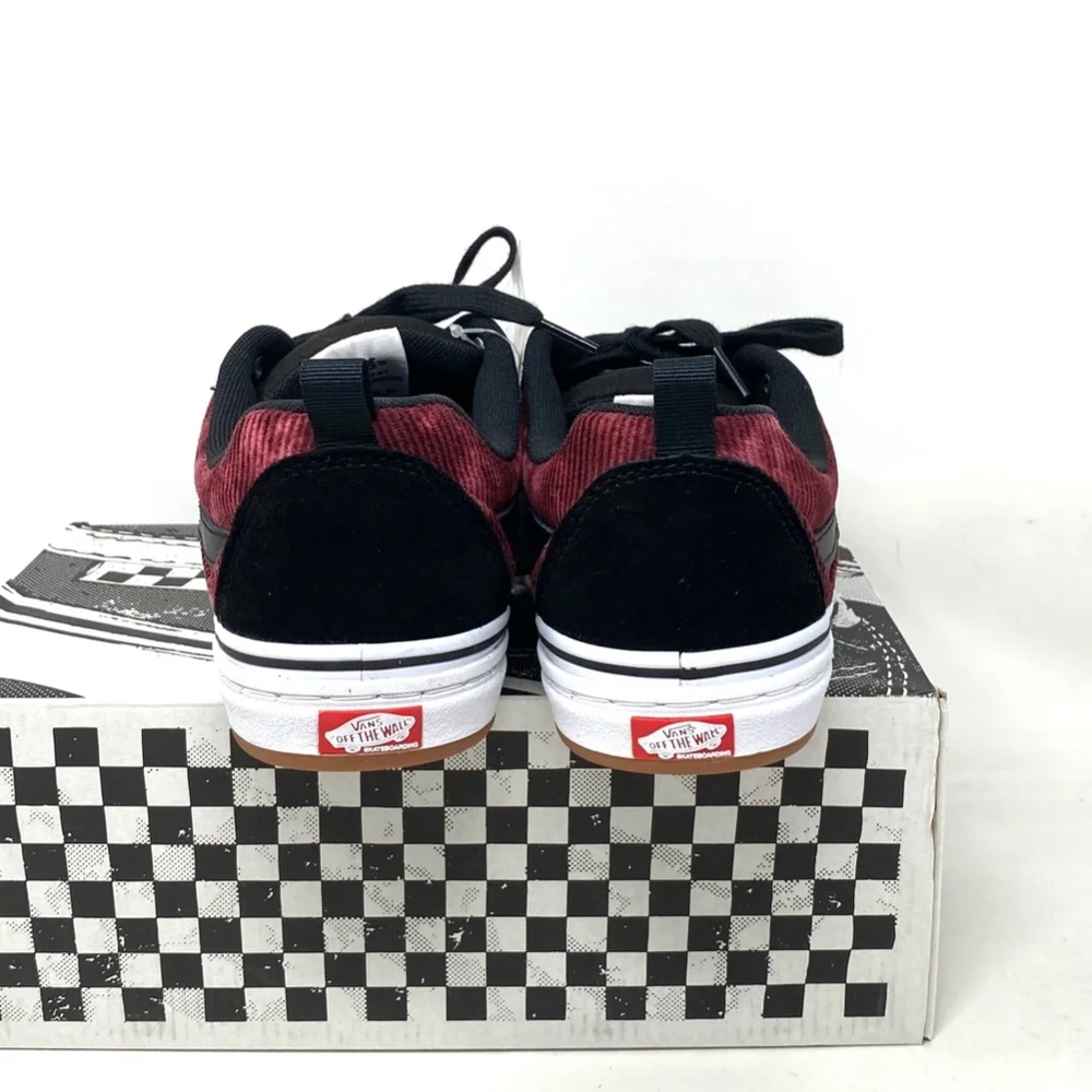 VANS Kyle Walker Corduroy Shoes Black Suede Low Top Women's Sneakers VN0A5JIEX4C